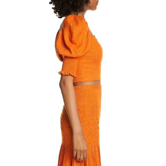 NICHOLAS Puff Sleeve Bustier Top - Picture 3 of 9